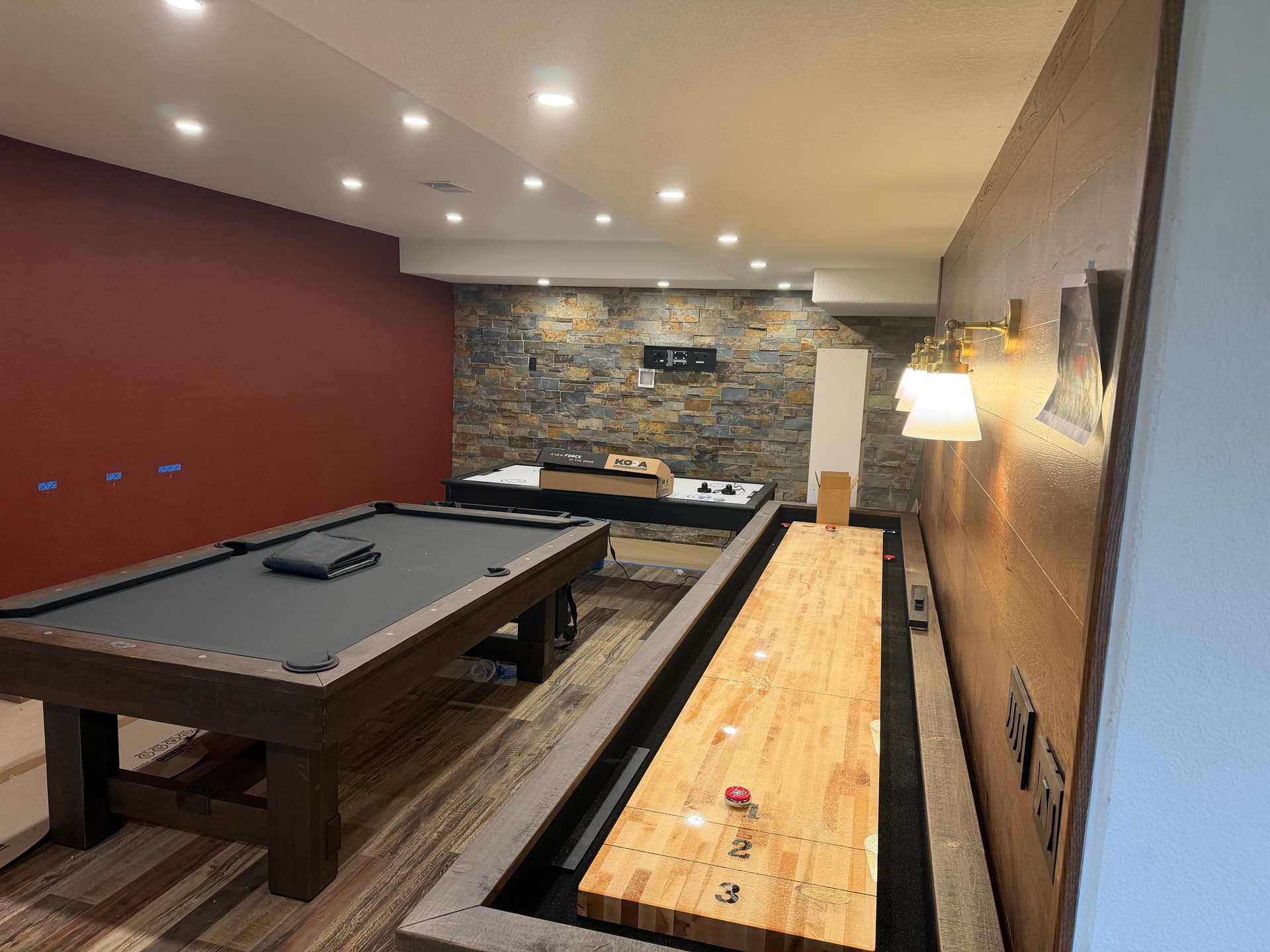 Finished Basement Gaming Room Build in Erie PA image