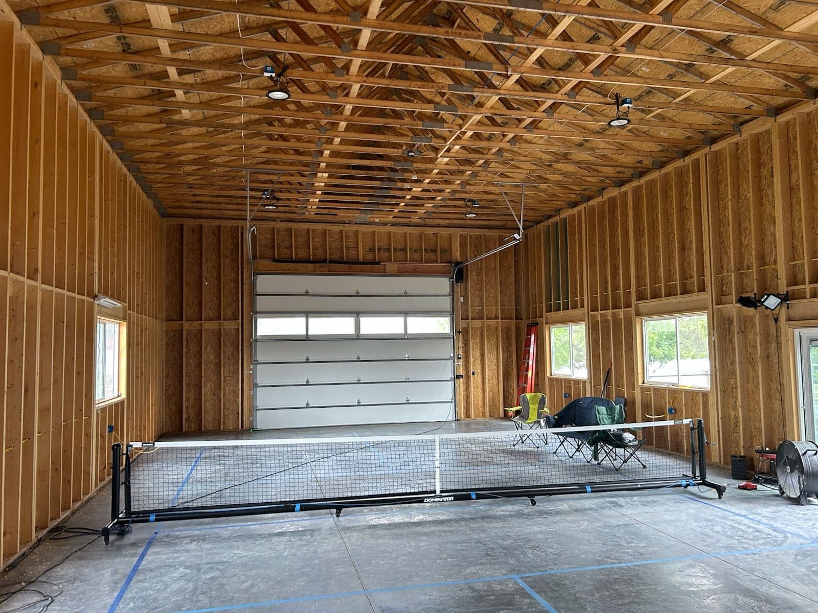 Bright and Inviting Indoor Pickleball Court image