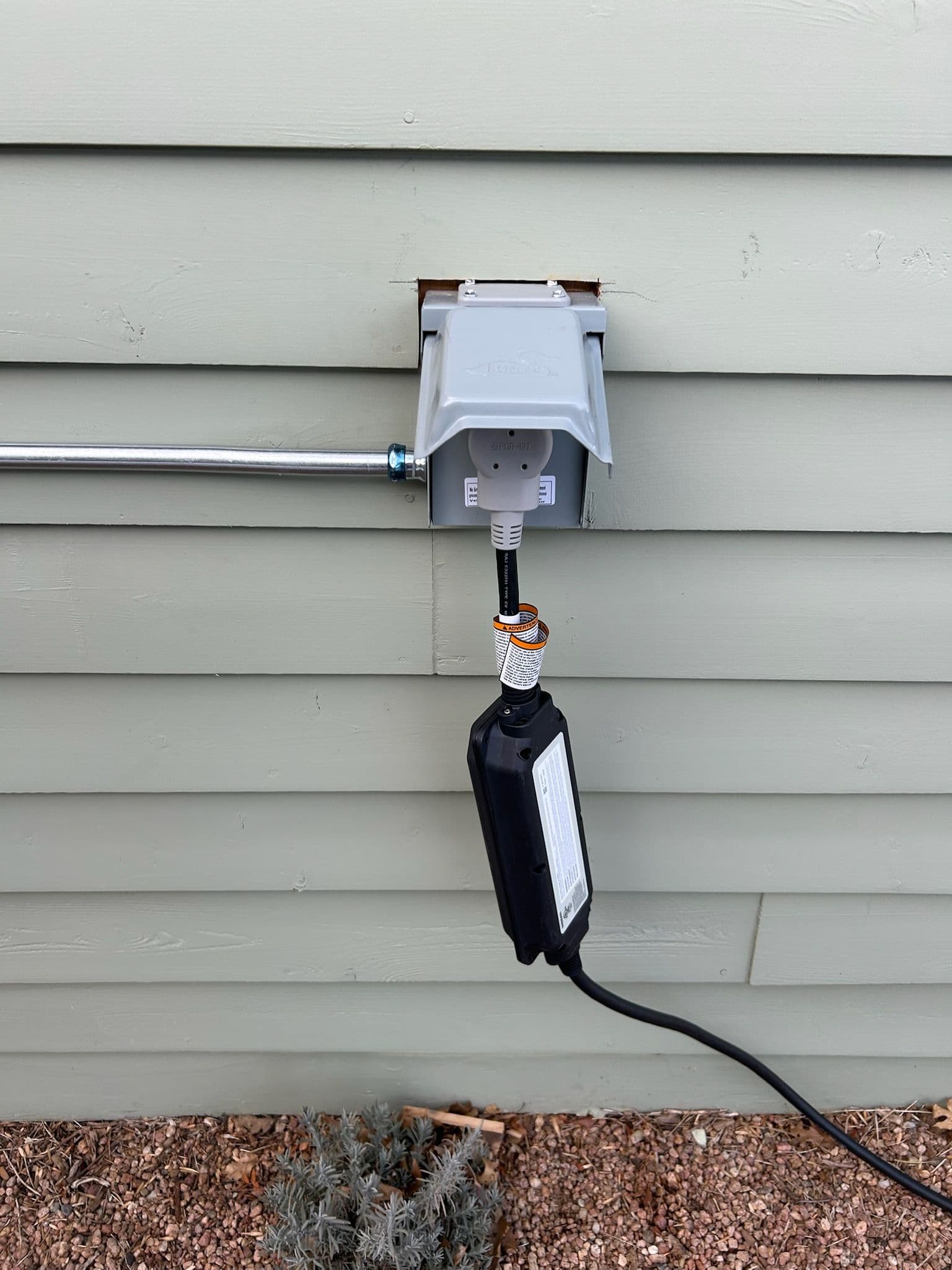 Outdoor EV Charger Installation image