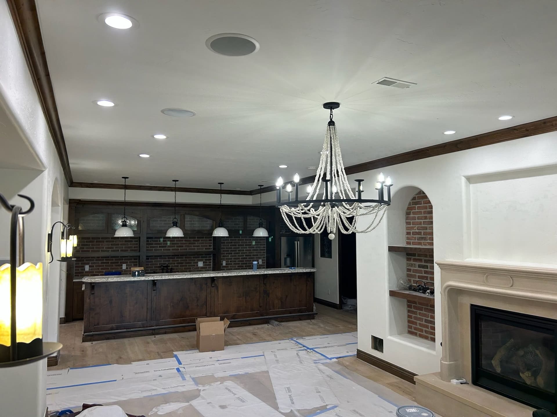 Chic Westminster Basement Brightened by Lovell Electrical